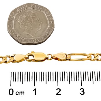 9ct gold 8.7g 18 inch figaro Chain